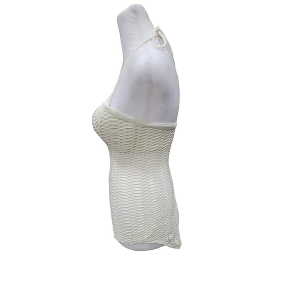 Robin Piccone Mitered Sophia Convertible One Piece Swimsuit Size 4 Crochet Beach - Picture 9 of 14